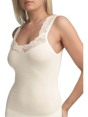 Blackspade 1957 Kadın %97 Pamuklu Dantelli Kalın Askılı Atlet