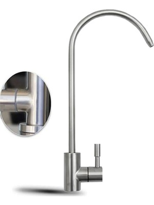 Alkalinees Sus 304 Paslanmaz Inox Çelik Musluk - Su Arıtma Musluğu Yüksek Performanslı Kolay Montaj