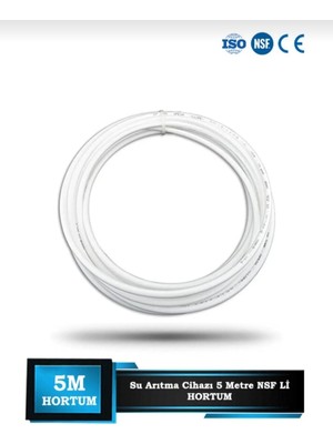 Su Arıtma Hurtumu 6 mm 5 Metre Dayanıklı ve Esnek Yapı ile Kolay Montaj İmkanı Sunar