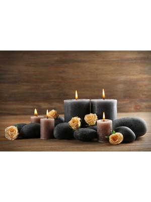 Aden Dekoratif Mumlar Kanvas Tablo