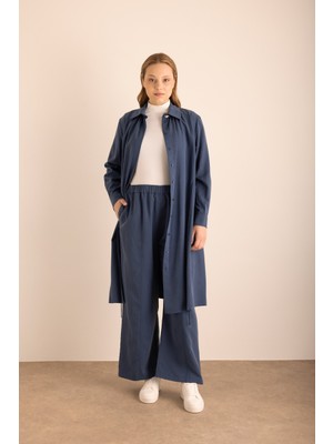Beli Lastikli Tencel Cotton Pantolon