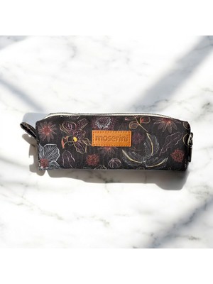 Çiçek Desenli Kalemlik/ Kalem Çantası - Rigel