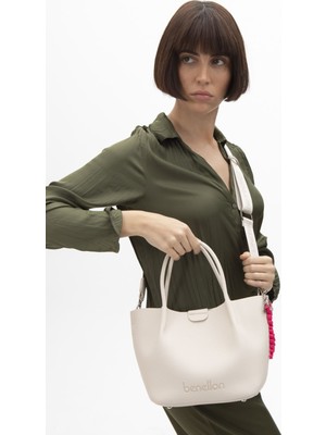 Kadın Bnt Floter El Çantası - Bej