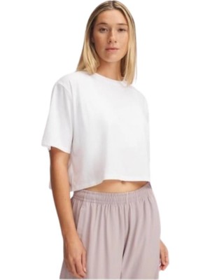 Under Armour Ua Rival Ss 1389721-100 Beyaz Tişört