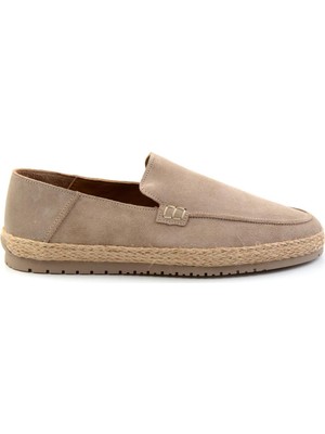Bej Leather Erkek Espadril E01589500002