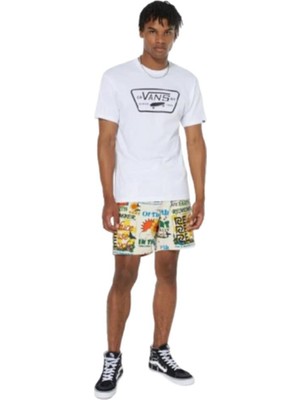 Vans Full Patch VN000QN8YB21 Beyaz Tişört