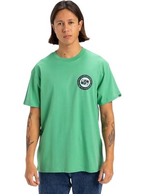 Quiksilver Circle Back Erkek Yeşil Tişört