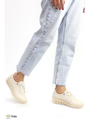 Mammamia Kadın Hakiki Deri Ortopedik Günlük Spor Tarz Ayakkabı M26YA190