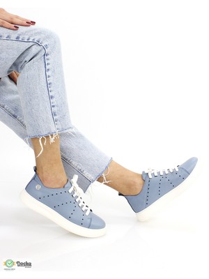 Mammamia Kadın Spor Tarz Yazlık Ortopedik Hakiki Deri Hafif Ayakkabı M26YA865