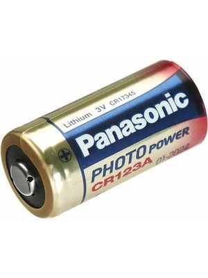 Panasonic CR123AL/1B 3 Volt Lityum CR123 Tekli Fotoğraf Makinesi Pili