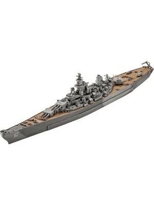 Revell Model Set 1:1200 Battleship Uss New Jersey 65183