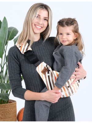 Huggy Mommy Yeni Nesil Hafif Ergonomik Çocuk Taşıma Çantası Sling Ana Kucağı Türkiye Menşeli 0-3 Yaş
