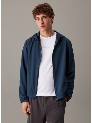 Calvin Klein LVGMS5O525PPK-WO - Lacivert Normal Düz Erkek Rüzgarlık