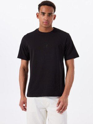 Jack & Jones Bisiklet Yaka Siyah Erkek T-Shirt 12288374_JPRBLULOGO Tee Ss Crew Nec