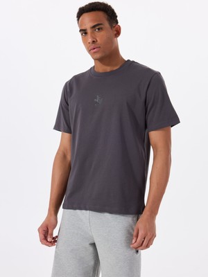Jack & Jones Bisiklet Yaka Füme Erkek T-Shirt 12288374_JPRBLULOGO Tee Ss Crew Nec