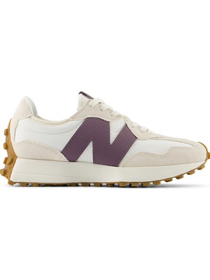 New Balance 327 WS327FTC-LIFESTYLE Women Shoes Bej - Bordo Kadın Lifestyle Ayakkabı
