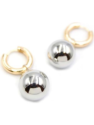 Top Küpe - Gümüş