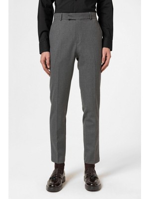 Antioch Antrasit Klasik Yüksek Bel Erkek Pantolon
