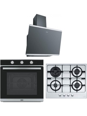 Franke Ankastre Set (Fpj 615 Bk Ss Davlumbaz - Fhma 604 Xs Ocak -Fsm 82 H Xs Bk Fırın)