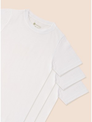 Natuline Erkek Çocuk Organik Pamuk Penye 4'lü Paket T-Shirt