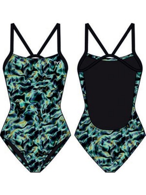 Tyr Durafast Elite® Cf Kız Çocuk Mayosu - Energia (Yeşil)