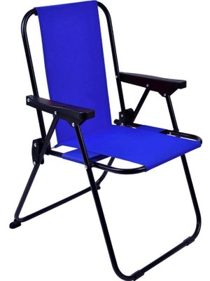 2-6 Yaş Lüx Çocuk Piknik Sandalyesi-Mini Kamp Sandalyesi-Mavi