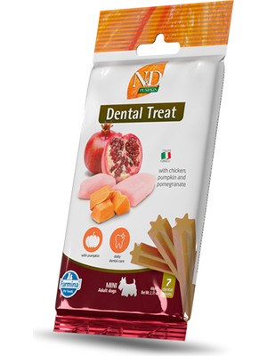 Treat Nd Pumpkın Dog Chıck Pomeg Adult Mını Diş Sağlığı Ödülü