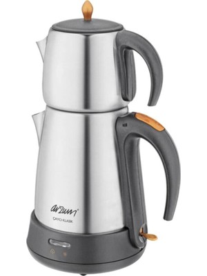 Arzum Ar3004 Çaycı Klasik Çay Makinesi - Paslanmaz Çelik / 1,8 Lt