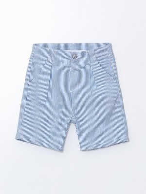 Lcw Kids  Çizgili Gabardin Erkek Çocuk Cepli Şort  (S5)