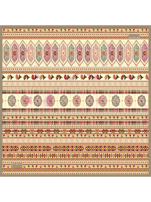 Güz | Yaz Serinliği Eşarp 2420-03 90X90