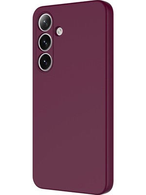 Apsuwa Samsung Galaxy A36 Kılıf Lansman Içi Kadife Silikon Mürdüm