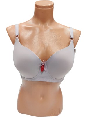 C Cup Telli Süngerli Içi Boş 3 Kopçalı Mikro Kumaş Toparlayıcı Sütyen