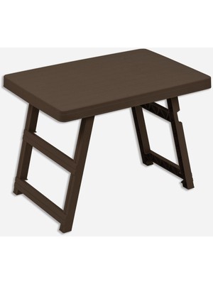 Katlanır Piknik Sehpası Kahverengi