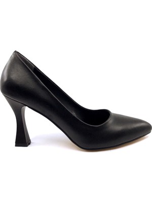 Ayakkabımood cc 349 9 cm Siyah Stiletto Bayan Ayakkabı
