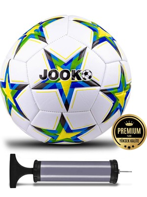 Orijinal 430 gr Futbol Topu Pompa Hediyeli Sert Zemin Halı Saha Futbol Topu Hibrit No:5 Jm Serisi