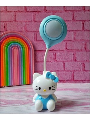 Sanrio Hello Kitty Tasarımlı Şarzlı Çocuk Odası Masa Lambası