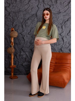 Hamile&lohusa Viskon Yumuşak Kumaş Pantolon