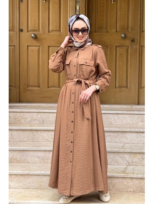 Gala-Xi Elbise 10002511314004 Taba