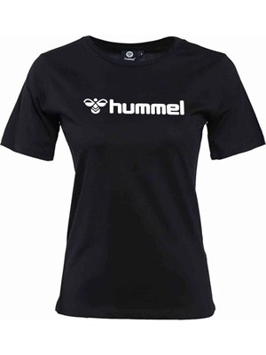 Hummel Hmlnesle S/S Kadın T-Shirt Siyah Renk Nefes Alabilir Kumaş ile Rahat Kullanım