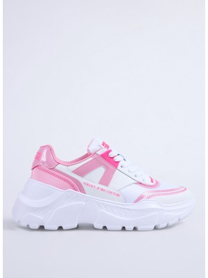 Versace Jeans Couture Beyaz - Pembe Kadın Sneaker 78va3sc4