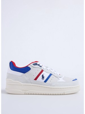 Polo Ralph Lauren Beyaz - Kırmızı Erkek Sneaker Mastr Sp 125