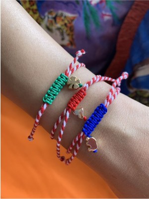 Marteniçka Ip Bileklik - Kalp