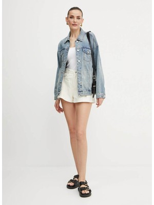 Armani Exchange Yüksek Bel Normal Ekru Kadın Pantolon XW000134