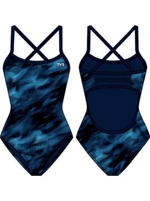 Tyr Durafast Elite® Tf Kız Çocuk Mayosu - Soren (Mavi)