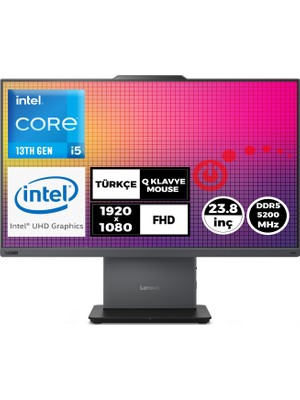 Lenovo Thinkcentre Neo 50A 24 G5 I5-13420H 8gb 512GB SSD 23.8" Fhd Windows 11 Pro All In One Pc 12SC000YTR 010