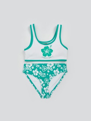 Hızlı Kuruyan Uv Korumalı Kız Çocuk Bikini  (S5)