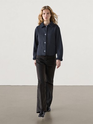 Mary & Mary Düğme Detaylı Süet Ceket