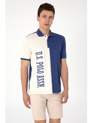 U.S. Polo Assn. Erkek Regular Fit Polo Yaka Açık Lacivert Tişört 50299841-VR059
