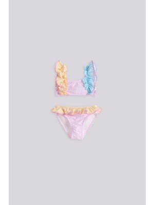 Bg Store Kız Bebek Desenli Bikini