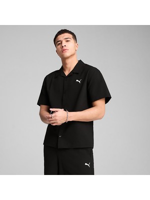 Puma Wardrobe Essentials Erkek Siyah Gömlek (629663-01)